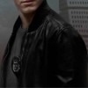 Adam Pålsson Young Wallander Black Leather Bomber Jacket Adam Pålsson Young Wallander Black Leather Bomber Jacket