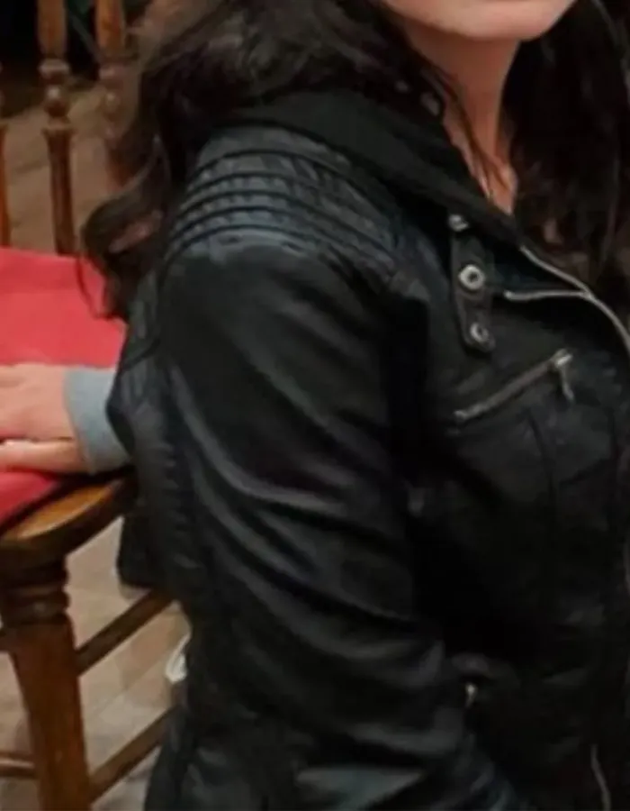 Amityville Apt 2023 Serena Kashmir Black Leather Jacket Amityville Apt 2023 Serena Kashmir Black Leather Jacket