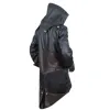 Assassins Creed Unity Arno Hooded Leather Jacket Assassins Creed Unity Arno Hooded Leather Jacket