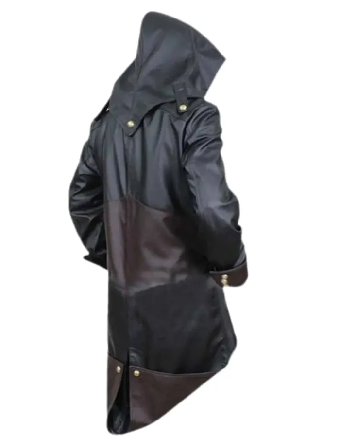 Assassins Creed Unity Arno Hooded Leather Jacket Assassins Creed Unity Arno Hooded Leather Jacket