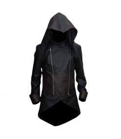 Assassins Creed Unity Arno Hooded Leather Jacket