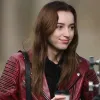 Bank of Dave 2023 Phoebe Dynevor Leather Jacket