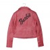 Barbie Pink Leather Biker Jacket