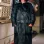 Blade Runner Roy Batty Black Leather Trench Coat