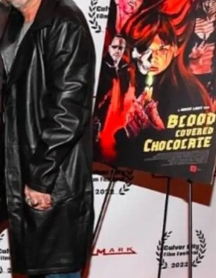 Blood Covered Chocolate 2023 Joe Altieri Black Leather Coat