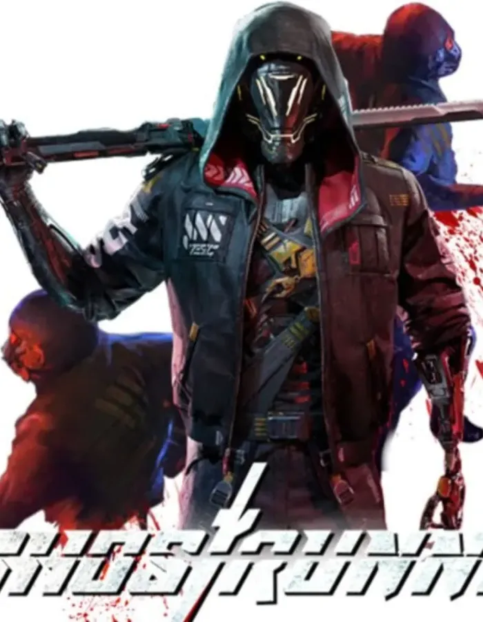 Cyberpunk Ninja Ghostrunner Hooded Leather Jacket Cyberpunk Ninja Ghostrunner Hooded Leather Jacket