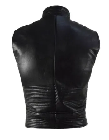 Devil May Cry 5 Vergil Blue and Black Leather Vest