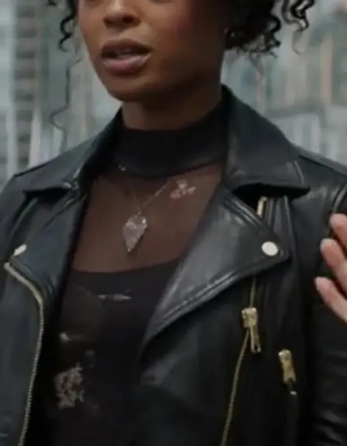 Double Life 2023 Jo Creuzot Black Biker Leather Jacket Double Life 2023 Jo Creuzot Black Biker Leather Jacket