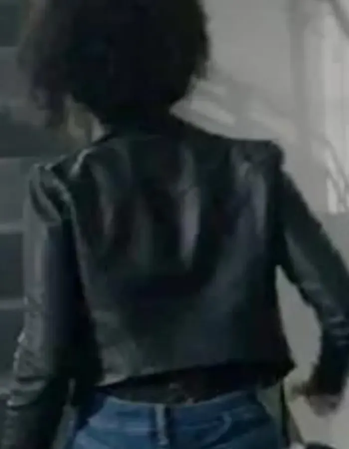 Double Life 2023 Jo Creuzot Black Biker Leather Jacket Double Life 2023 Jo Creuzot Black Biker Leather Jacket