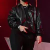 Drake Amici Violente Black Leather Jacket