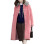 Eileen 2023 Thomasin Mckenzie Pink Wool Coat