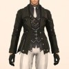 FFXIV Appointed Set Eorzea Black Leather Jacket