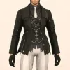 FFXIV Appointed Set Eorzea Black Leather Jacket FFXIV Appointed Set Eorzea Black Leather Jacket