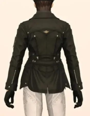 FFXIV Appointed Set Eorzea Black Leather Jacket