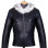 Final Fantasy 8 Squall Leonhart Fur Black Leather Jacket