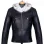 Final Fantasy 8 Squall Leonhart Fur Black Leather Jacket