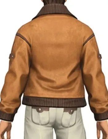 Final Fantasy XIV Brown Varsity Jacket