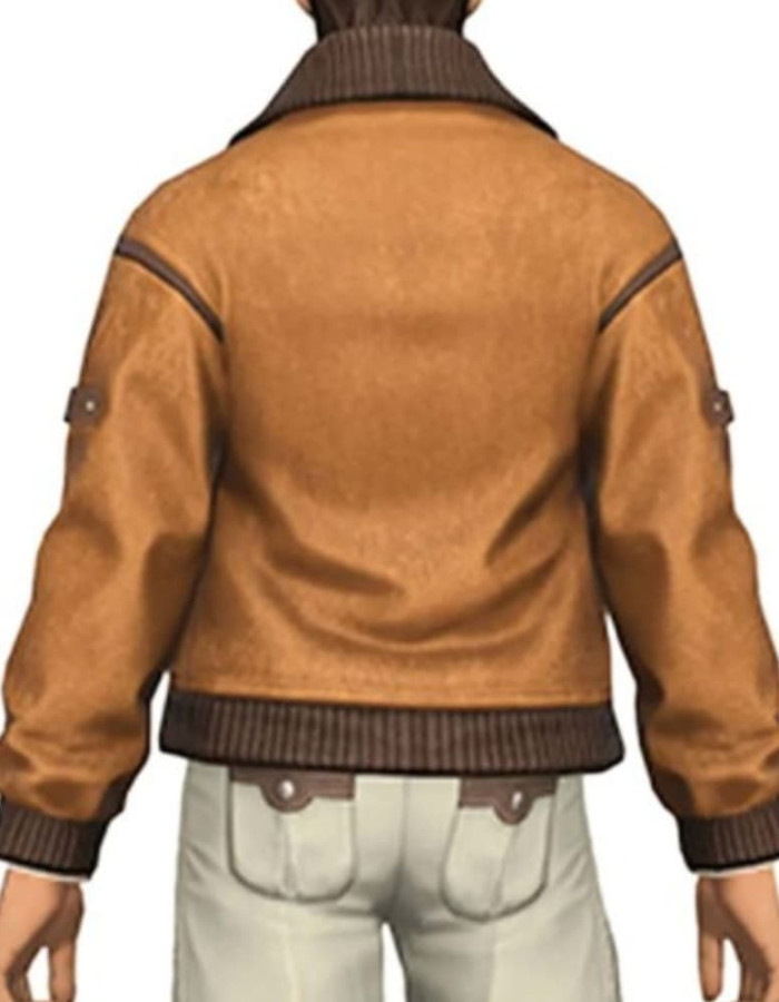 Final Fantasy XIV Brown Varsity Jacket Final Fantasy XIV Brown Varsity Jacket