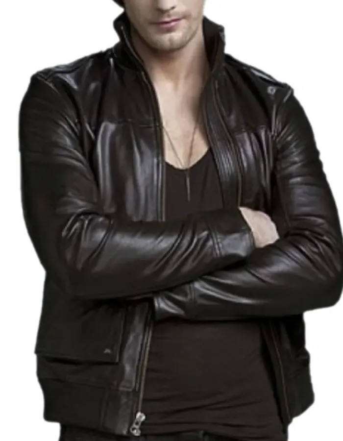 Godzilla Vs Kong Alexander Skarsgard Brown Leather Jacket
