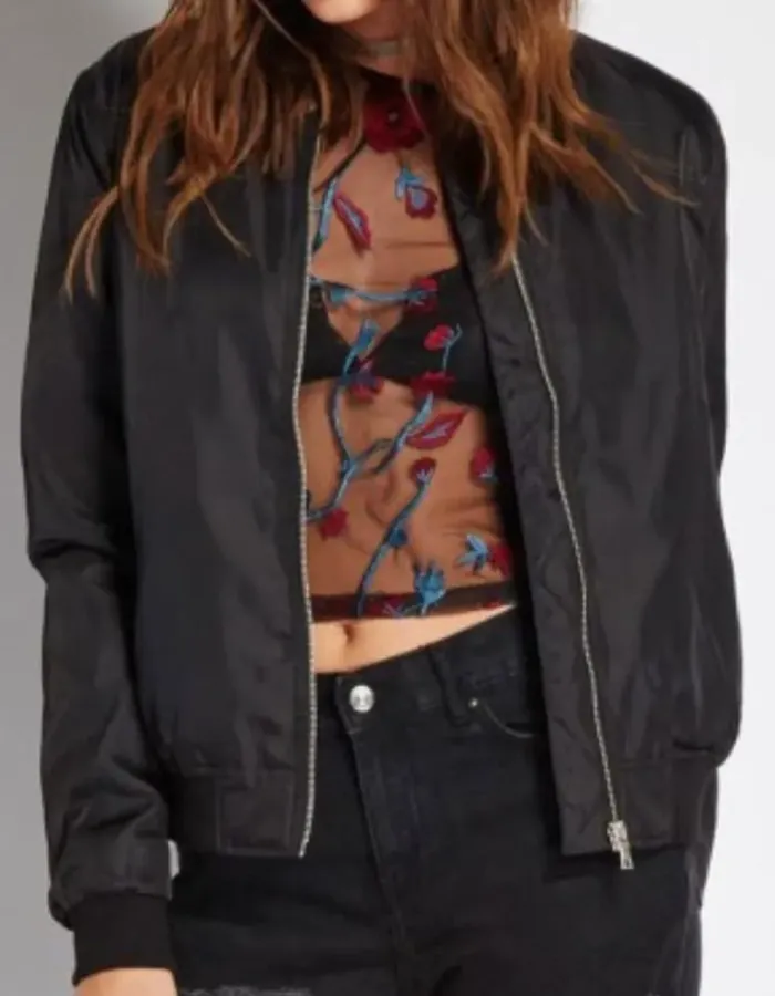 Hailee Steinfeld Love Myself Black Bomber Jacket