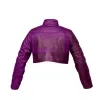 Harley Quinn Injustice 2 Purple Leather Jacket