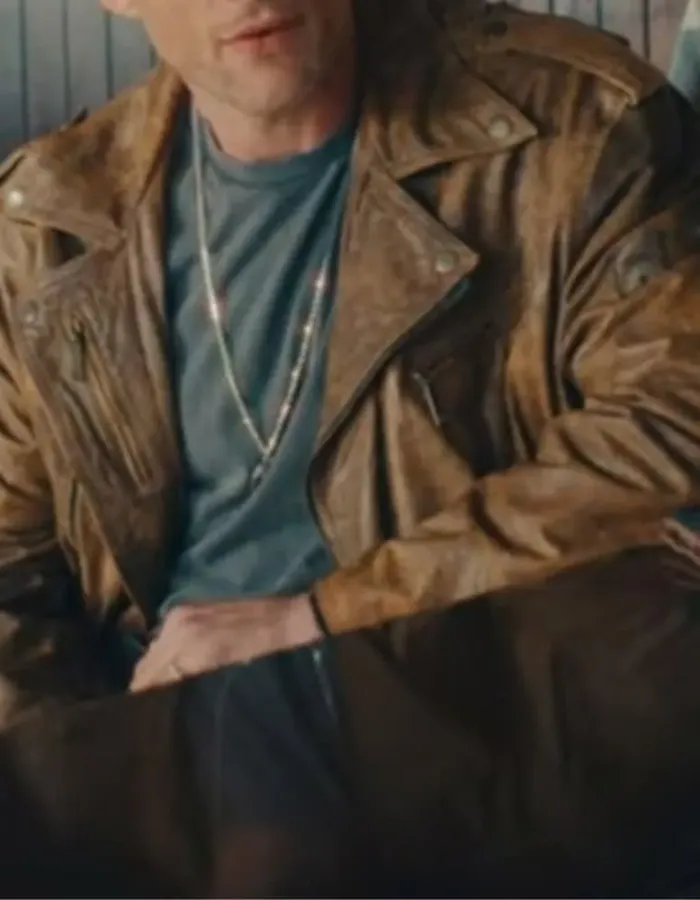 I Used to Be Famous 2022 Vince Brown Leather Jacket I Used to Be Famous 2022 Vince Brown Leather Jacket