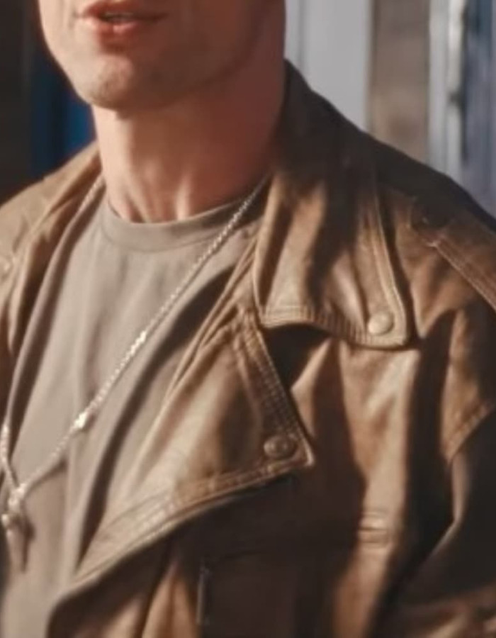 I Used to Be Famous 2022 Vince Brown Leather Jacket