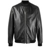 Infinite Evan McCauley Black Bomber Leather Jacket