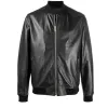 Infinite Evan McCauley Black Bomber Leather Jacket Infinite Evan McCauley Black Bomber Leather Jacket