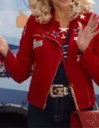 Jane Fonda 80 for Brady 2023 Red Jacket