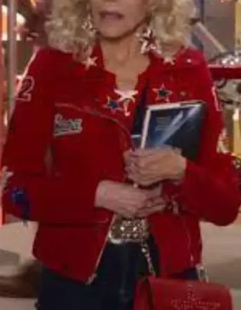 Jane Fonda 80 for Brady 2023 Red Jacket