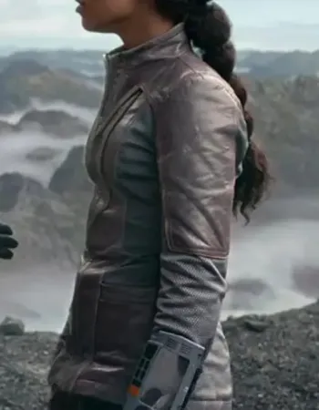 Lost In Space Judy Robinson Brown Leather Jacket