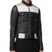 Mens Slim Fit Motorcycle Black Leather Jacket