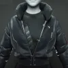 Okami Cyberpunk Bomber Leather Jacket