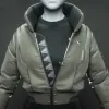 Okami Cyberpunk Bomber Leather Jacket