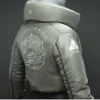 Okami Cyberpunk Bomber Leather Jacket