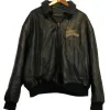 Planet Hollywood Beverly Hills Black Bomber Leather Jacket Planet Hollywood Beverly Hills Black Bomber Leather Jacket