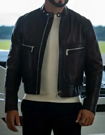 Power Book II Ghost S03 Berto Colon Black Leather Jacket