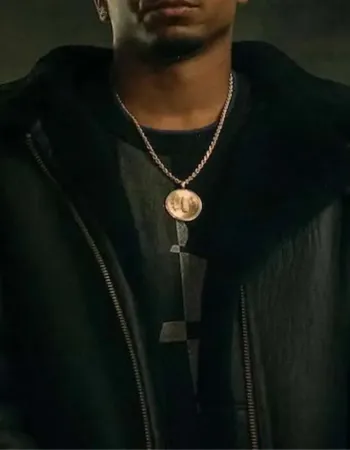 Power Book III: Raising Kanan Lou-Lou Black Leather Jacket