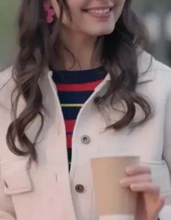Private Lesson 2022 Helin Kandemir White Wool Jacket Private Lesson 2022 Helin Kandemir White Wool Jacket