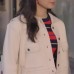 Private Lesson 2022 Helin Kandemir White Wool Jacket