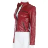 Resident Evil 2 Claire Redfield Red Leather Jacket