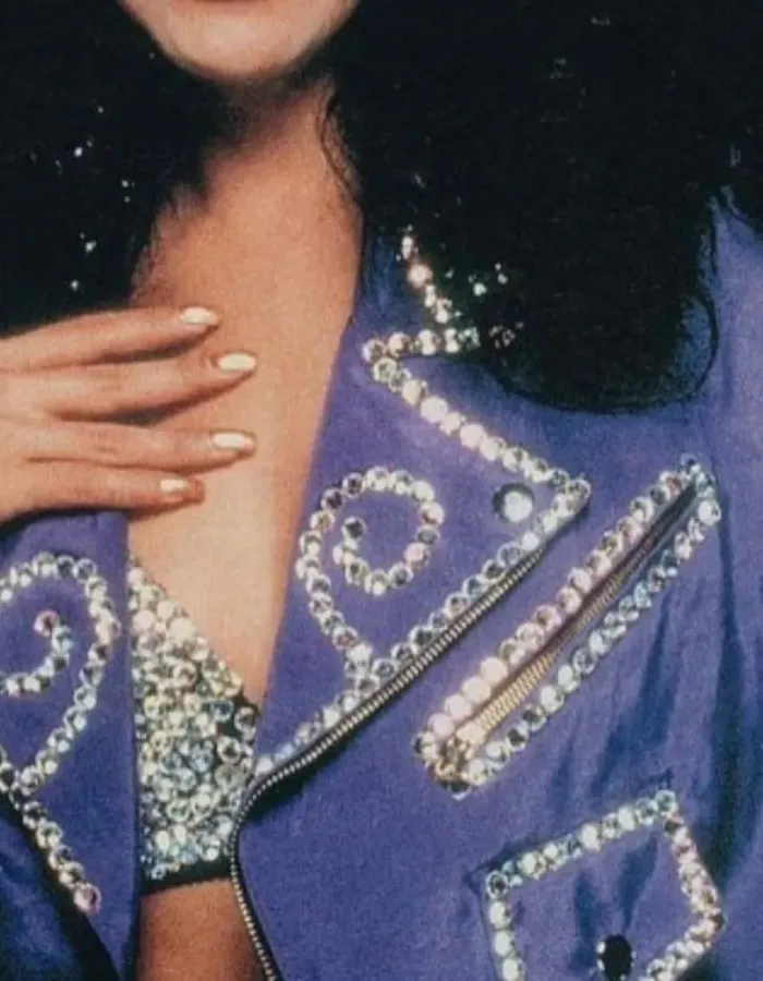 Selena Quintanilla Biker Purple Leather Jacket Selena Quintanilla Biker Purple Leather Jacket