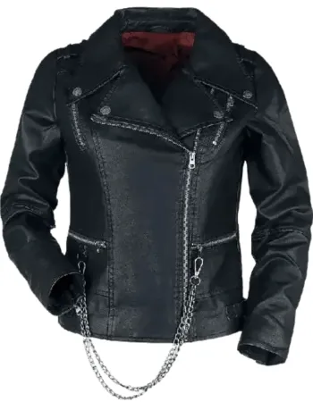 Stranger Things 4 Hellfire Club Black Biker Leather Jacket