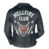 Stranger Things 4 Hellfire Club Black Biker Leather Jacket