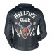 Stranger Things 4 Hellfire Club Black Biker Leather Jacket