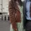 The Tutor 2023 Victoria Justice Brown Biker Jacket