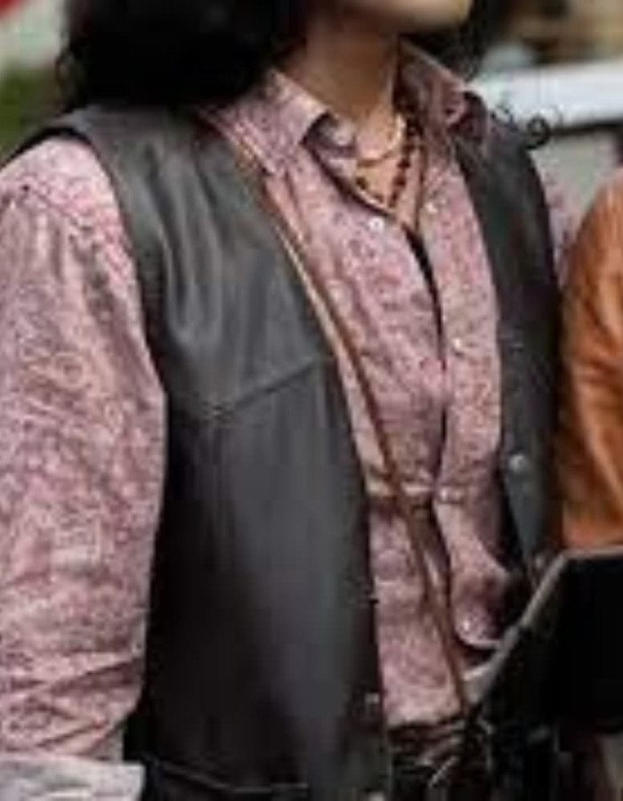 The Winchesters 2022 Jojo Fleites Leather Vest The Winchesters 2022 Jojo Fleites Leather Vest