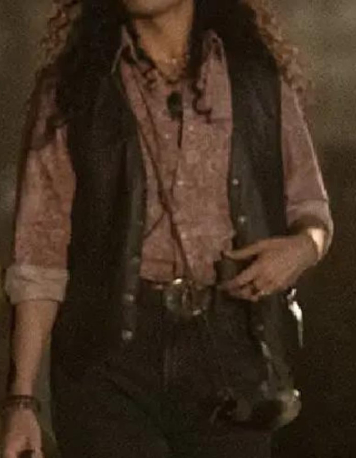 The Winchesters 2022 Jojo Fleites Leather Vest The Winchesters 2022 Jojo Fleites Leather Vest