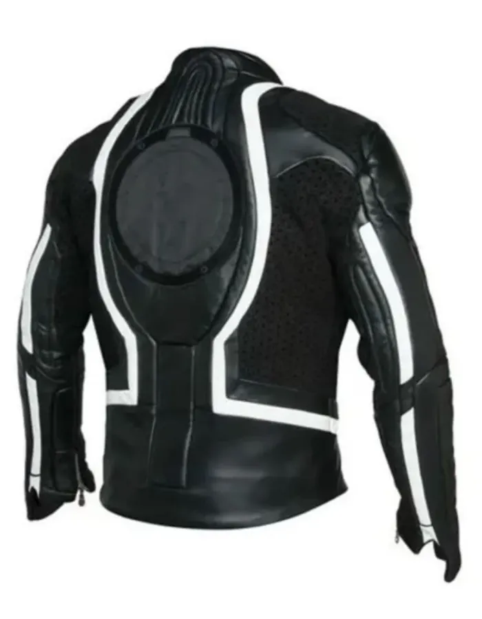 Tron Legacy Sam Flynn Garrett Hedlund Black Leather Jacket Tron Legacy Sam Flynn Garrett Hedlund Black Leather Jacket